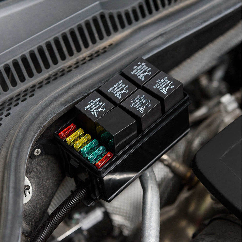 Universal 12V Waterproof Automotive Car 6 Way Fuse Relay Box Module Sealed