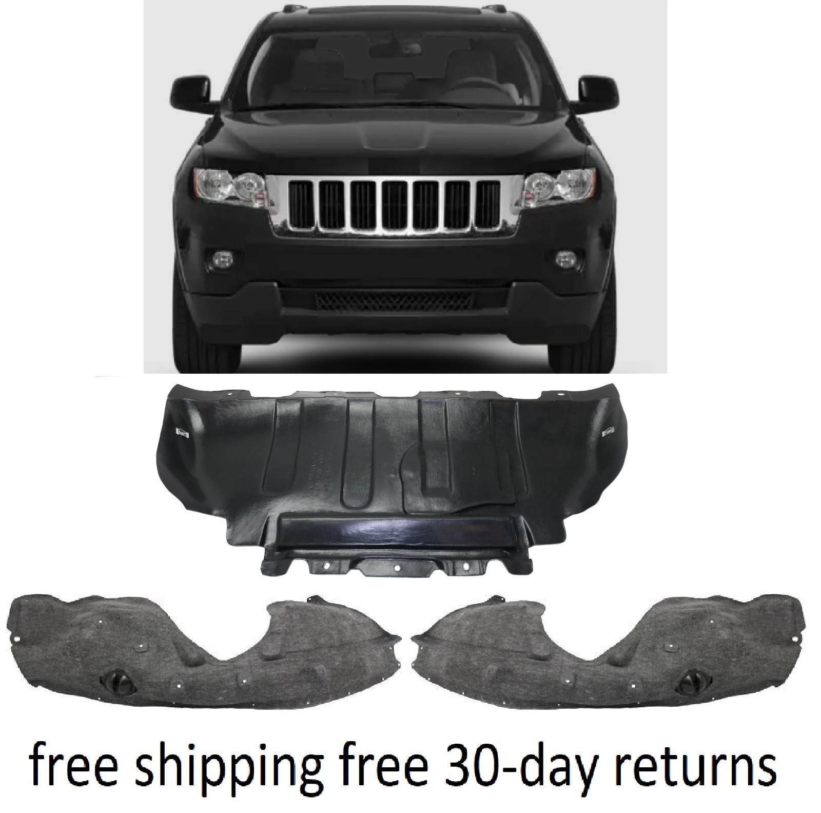 Engine Splash Shield Fender Liner For Jeep Grand Cherokee 2011-2013 Front RH LH