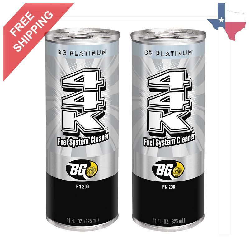 BG Platinum 44K Fuel System Cleaner Can – PN208 (Pack of 2)